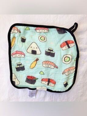 (🎨$3 PLAY) Loulou Lollipop Sushi Washcloth